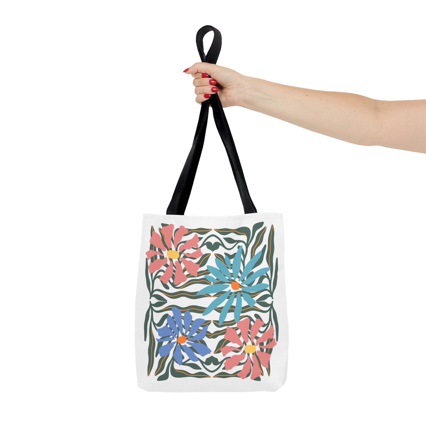 Floral Fantasy Tote Bag